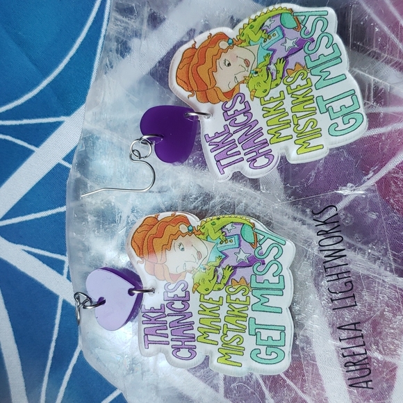 Miss Frizzle earrings - Picture 4 of 10